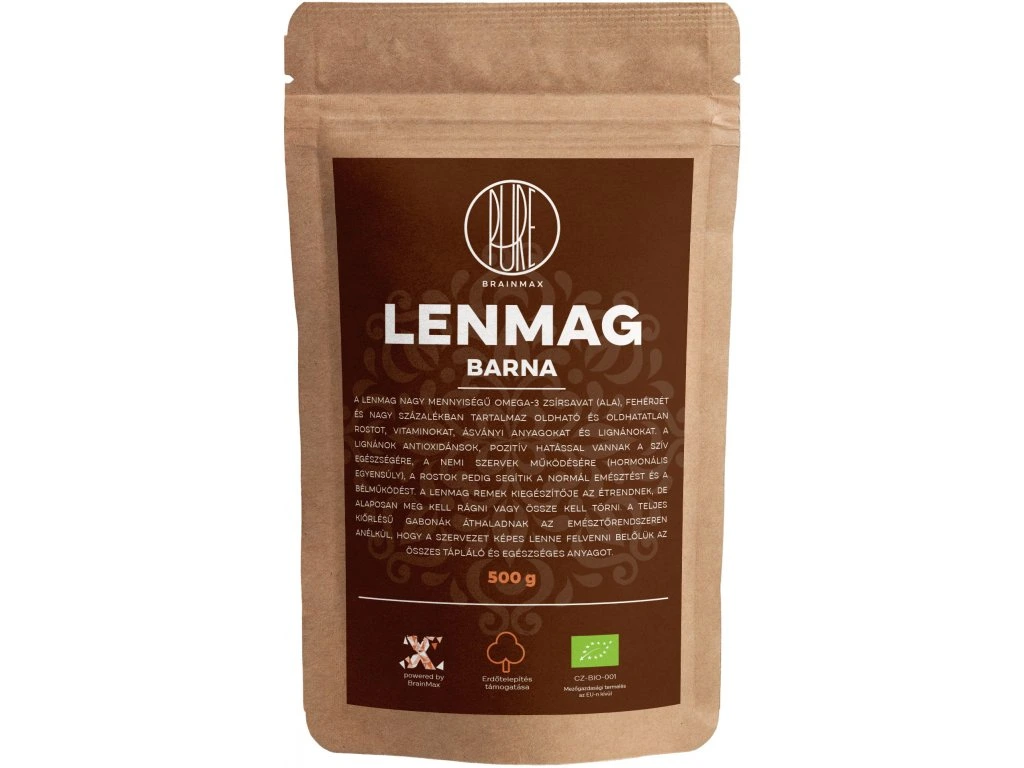 BrainMax Pure lenmag (barna) BIO, 500g