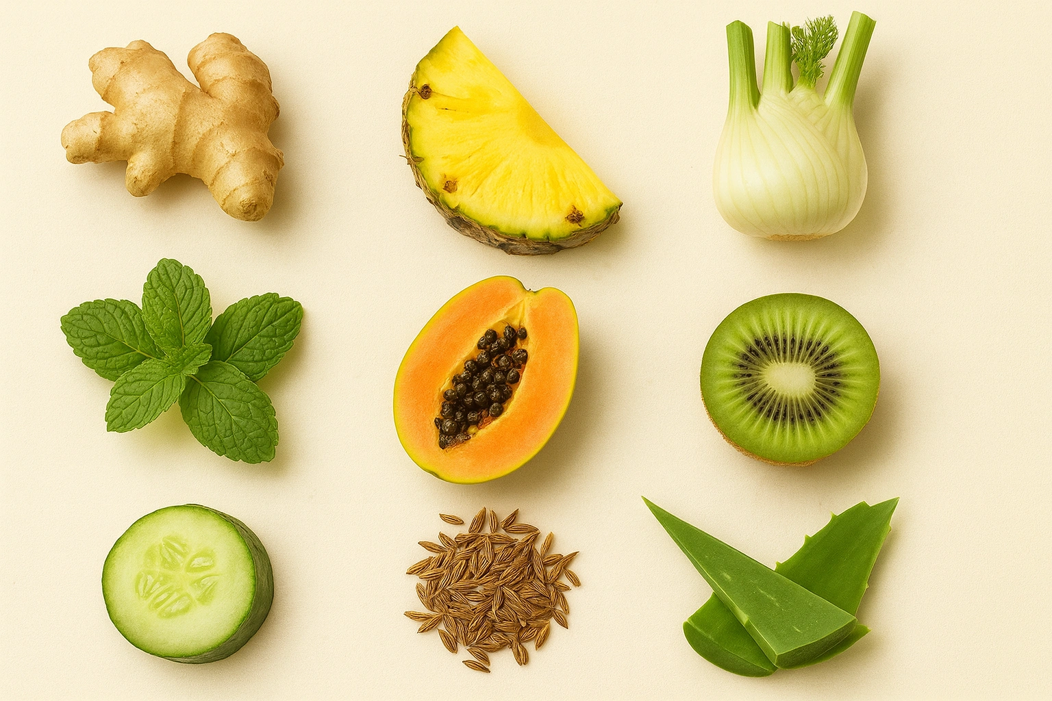 9 természetes élelmiszer a puffadás ellen: Tudomány-alapú megoldások az emésztési kellemetlenségekre