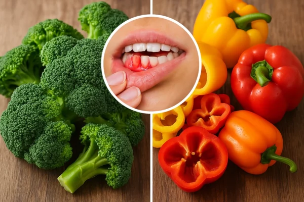 Természetes megoldások ínyvérzés ellen – hogyan segíthet a brokkoli és a kaliforniai paprika?