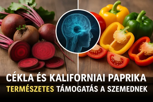 Cékla és kaliforniai paprika – természetes támogatás a szemfolyadék áramlásához és a szemnyomás egyensúlyához