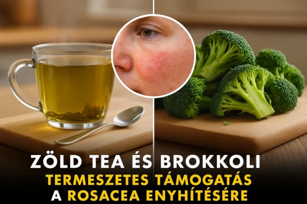 Zöld tea és brokkoli – természetes támogatás a rosacea enyhítésére
