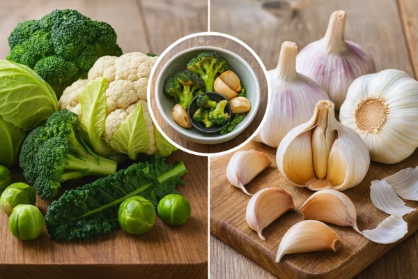 Keresztesvirágú zöldségek és fokhagyma – természetes támogatás a máj és az epe közös munkájához