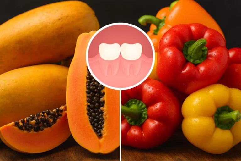 Papaja és kaliforniai paprika – természetes támogatás az íny regenerálásához