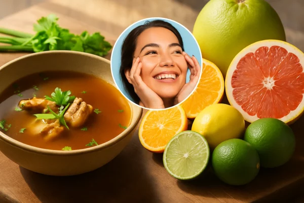 Felejtsd el a botoxot: A csontleves és a citrusfélék duója a feszesebb bőr új titka