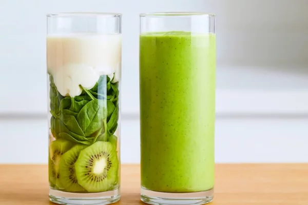 Green Drift Smoothie: Szerotoningazdag kivi és magnéziumos spenót az alvásért