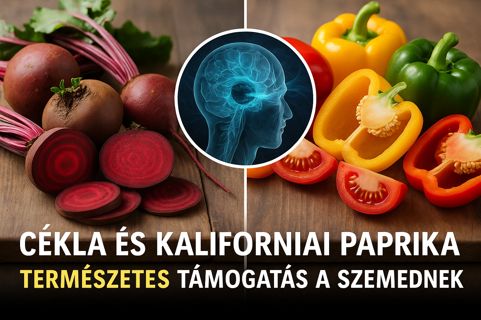 Cékla és kaliforniai paprika – természetes támogatás a szemfolyadék áramlásához és a szemnyomás egyensúlyához