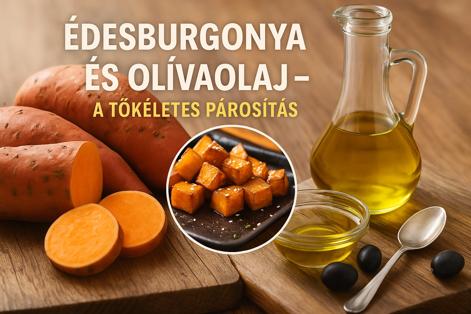 Édesburgonya és olívaolaj – a béta-karotin maximális hasznosulásának természetes kulcsa