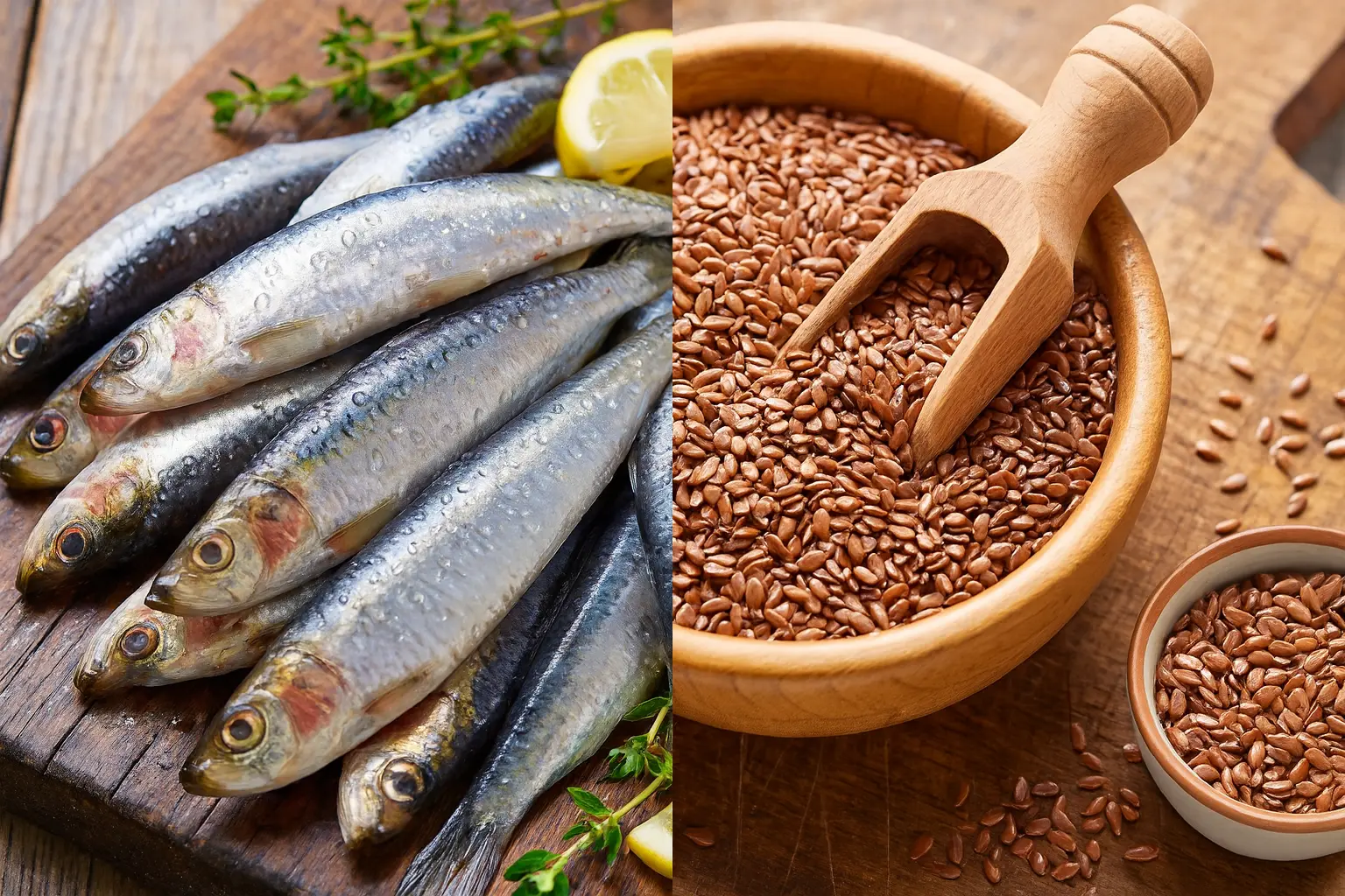 Omega-3 csoda: Szardínia és lenmag a száraz szem ellen