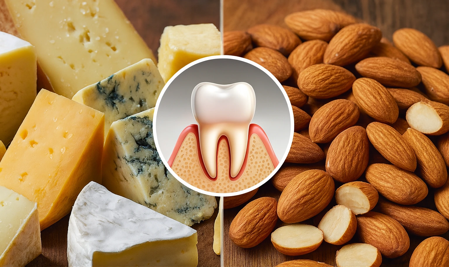 Sajt és mandula – természetes védelem a fogszuvasodás ellen