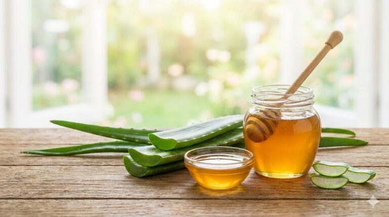 A lassan gyógyuló égési sérülésektermészetes titkai: Aloe vera és nyers méz