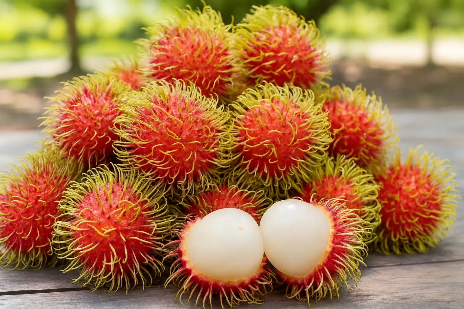 Rambután – A szőrös egzotikus csoda: Édes gyümölcs az immunrendszer és energia támogatására
